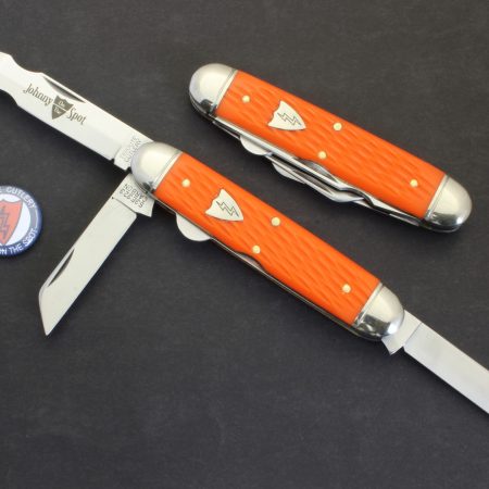 #53 Journeyman Electrician  - Jigged Orange Delrin