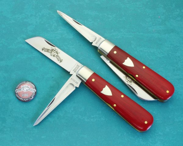 86 Harness Jack - Red Linen Micarta - Great Eastern Cutlery
